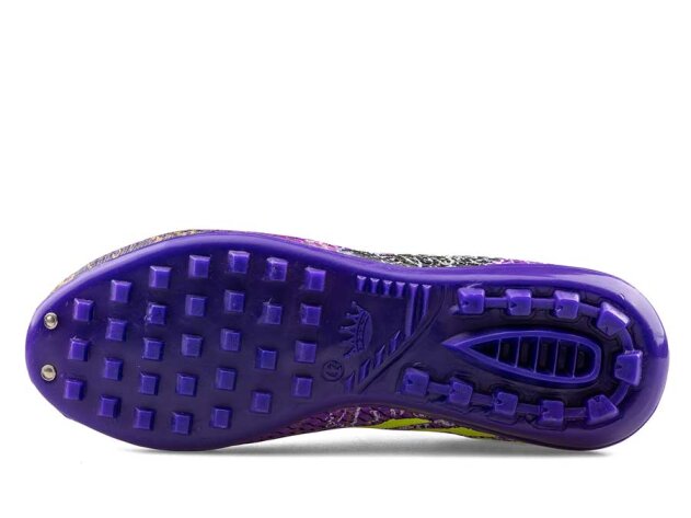 Sportaç 102 Merdane Halısaha Çoraplı - Rugan/Siyah/Mor Sarı - 4