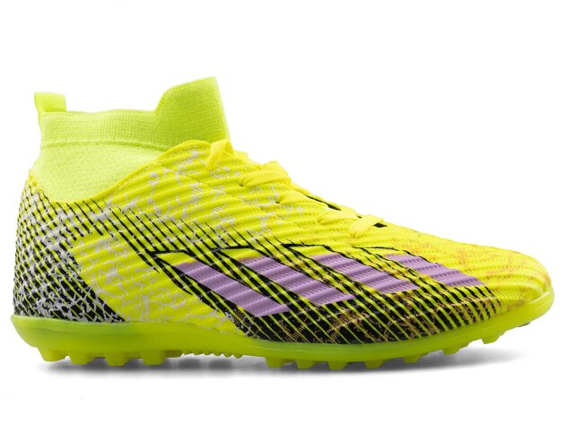 Sportaç 102 Merdane Halısaha Çoraplı - Sarı/Lila/Siyah - 1