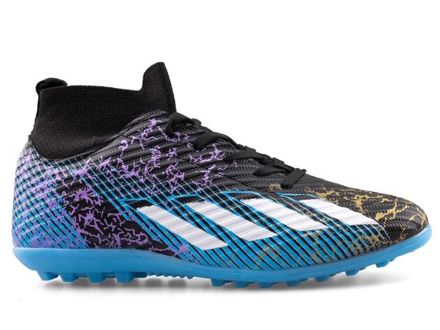 Sportaç 102 Merdane Halısaha Çoraplı - Siyah/Beyaz/Puma/Mavi - 1