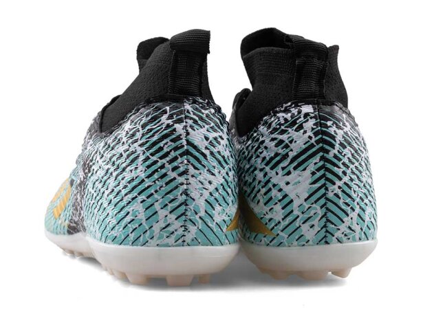 Sportaç 102 Merdane Halısaha Çoraplı - Siyah/Gold/Su Yeşili - 3