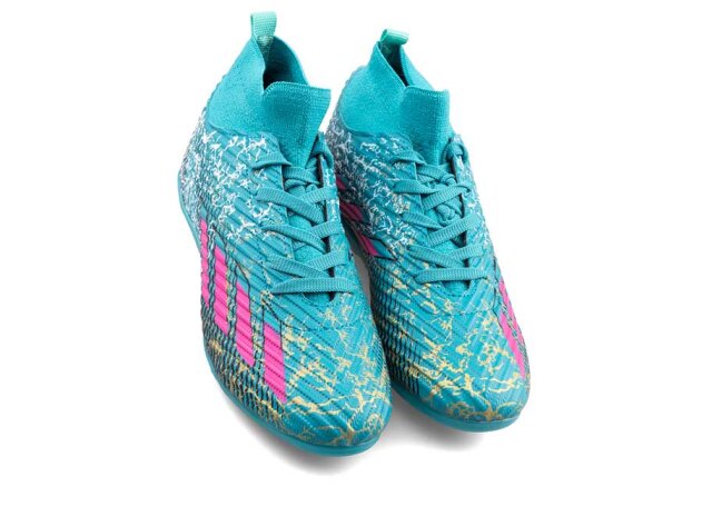 Sportaç 102 Merdane Halısaha Çoraplı - Turkuaz/Fuşya/Siyah - 2