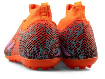 Sportaç 102 Merdane Halısaha Çoraplı - Turuncu/Lila/Siyah - 3