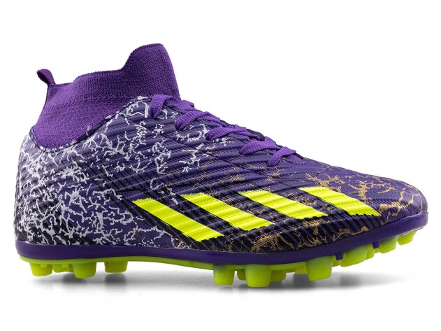 Sportaç 102 Merdane Krampon Çoraplı - Mor/Sarı - 1