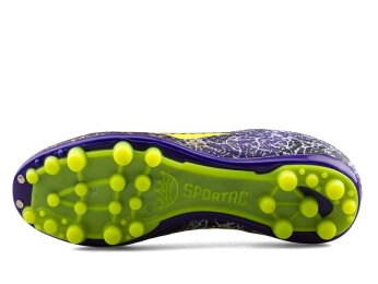 Sportaç 102 Merdane Krampon Çoraplı - Mor/Sarı - 4