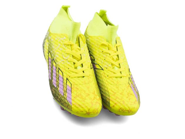 Sportaç 102 Merdane Krampon Çoraplı - Sarı/Lila/Siyah - 2