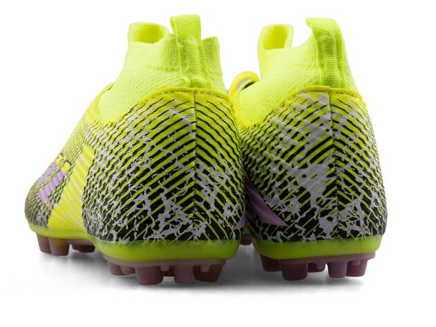 Sportaç 102 Merdane Krampon Çoraplı - Sarı/Lila/Siyah - 3