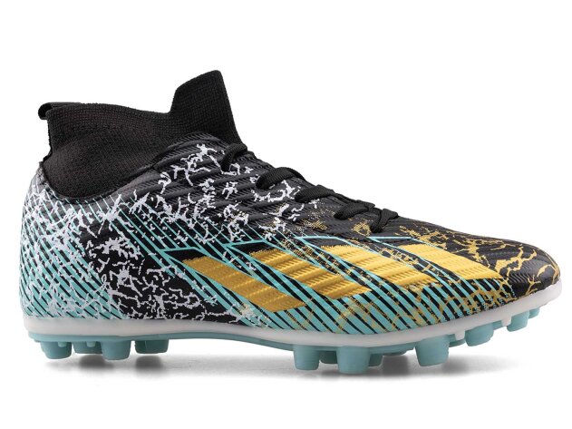 Sportaç 102 Merdane Krampon Çoraplı - Siyah/Gold/Su Yeşili - 1