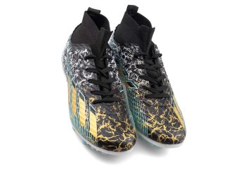 Sportaç 102 Merdane Krampon Çoraplı - Siyah/Gold/Su Yeşili - 2