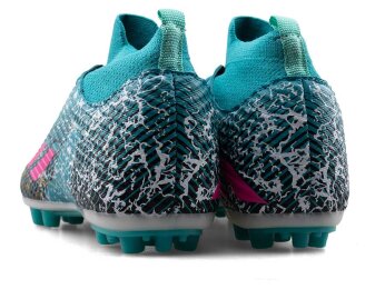 Sportaç 102 Merdane Krampon Çoraplı - Turkuaz/Fuşya/Siyah - 3