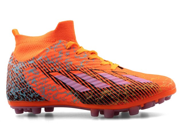 Sportaç 102 Merdane Krampon Çoraplı - Turuncu/Lila/Siyah - 1