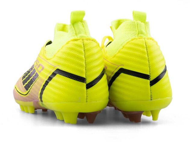 Sportaç 103 Filet Krampon Çoraplı - Sarı/Siyah/Lila - 3