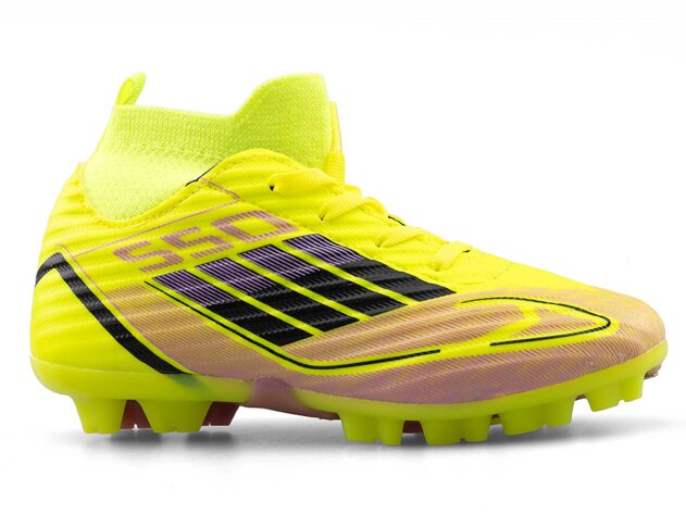 Sportaç 103 Filet Halısaha Çoraplı - Sarı/Siyah/Lila - 1
