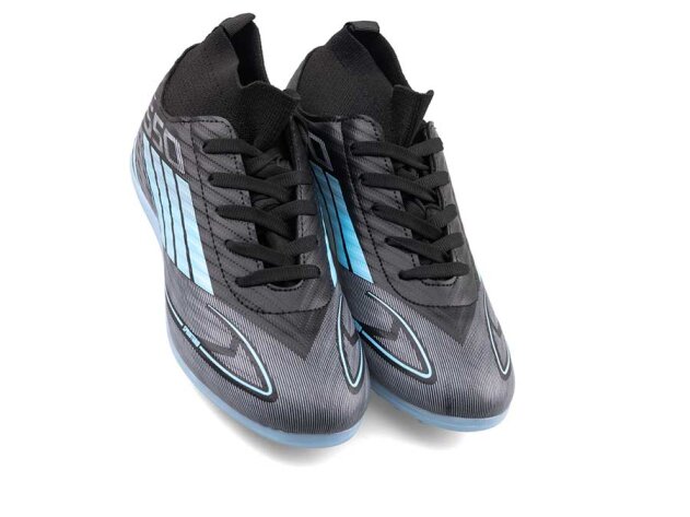 Sportaç 103 Garson Halısaha Çoraplı - Siyah/Turkuaz/Mavi/Gri - 2