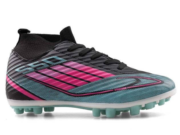 Sportaç 103 Garson Krampon Çoraplı - Siyah/Fuşya/Su Yeşili - 1