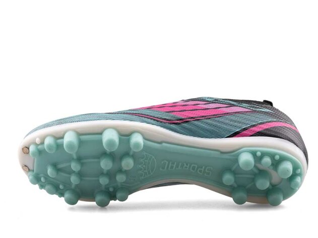 Sportaç 103 Garson Krampon Çoraplı - Siyah/Fuşya/Su Yeşili - 4