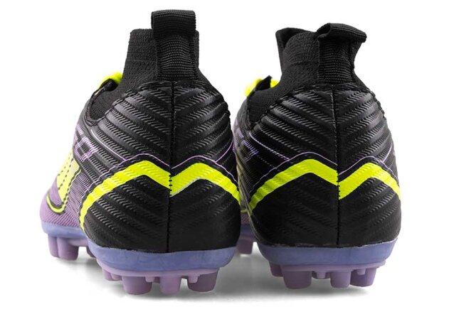 Sportaç 103 Garson Krampon Çoraplı - Siyah/Sarı/Lila - 3