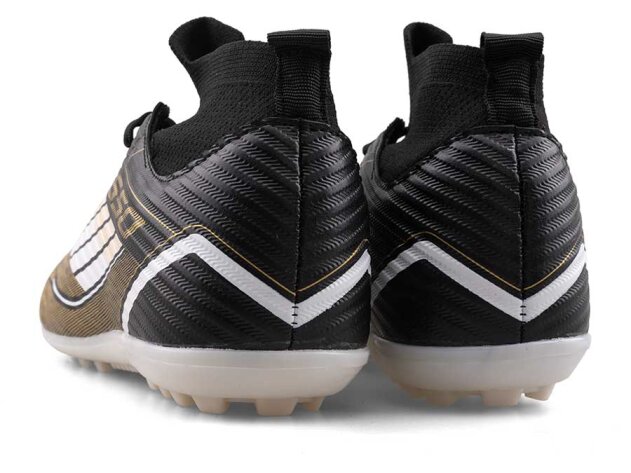 Sportaç 103 Merdane Halısaha Çoraplı - Siyah/Beyaz/Gold - 3