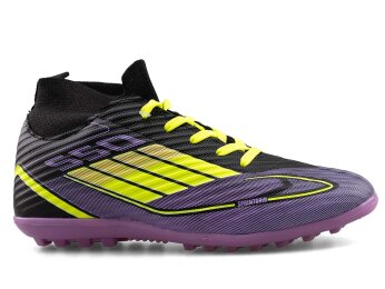 Sportaç 103 Merdane Halısaha Çoraplı - Siyah/Sarı/Lila - Sportaç