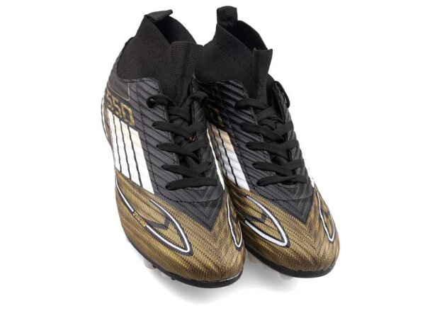 Sportaç 103 Merdane Krampon Çoraplı - Siyah/Beyaz/Gold - 2