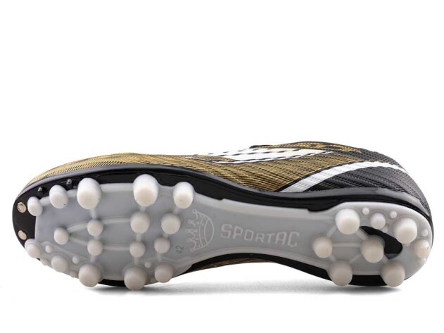 Sportaç 103 Merdane Krampon Çoraplı - Siyah/Beyaz/Gold - 4