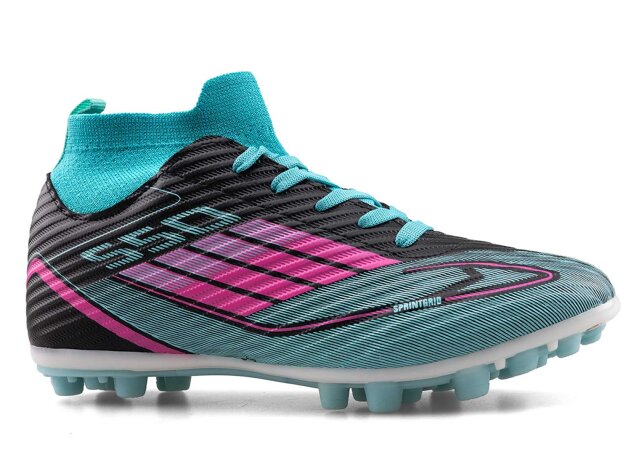 Sportaç 103 Merdane Krampon Çoraplı - Siyah/Fuşya/Su Yeşili - 1