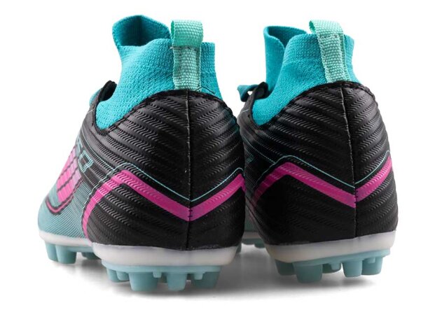 Sportaç 103 Merdane Krampon Çoraplı - Siyah/Fuşya/Su Yeşili - 3