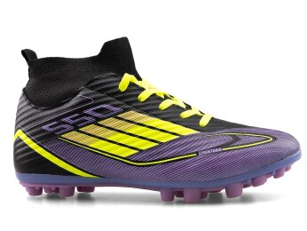 Sportaç 103 Merdane Krampon Çoraplı - Siyah/Sarı/Lila - 1