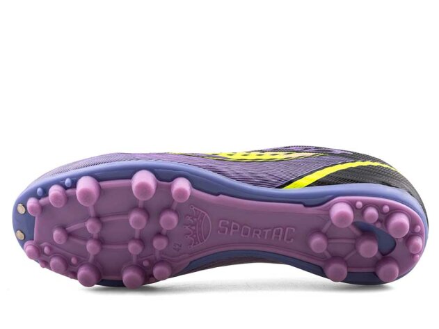 Sportaç 103 Merdane Krampon Çoraplı - Siyah/Sarı/Lila - 4