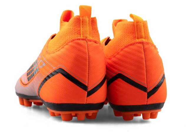 Sportaç 103 Merdane Krampon Çoraplı - Turuncu/Siyah/Su Yeşili - 3