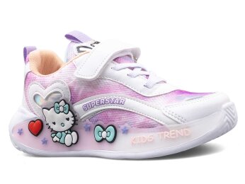 Superstar 010 Patik Anrk - 9 Beyaz/Lila/Gümüş - Süper Star