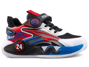 Superstar 024 Patik Anrk - 1 Beyaz/Kırmızı/Sax - Süper Star