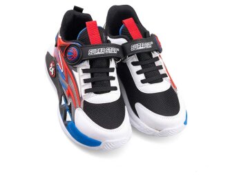 Superstar 024 Patik Anrk - 1 Beyaz/Kırmızı/Sax - Süper Star