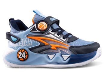 Superstar 024 Patik Anrk - 3 Laci/İndigo/Mavi/Oranj - Süper Star