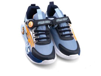 Superstar 024 Patik Anrk - 3 Laci/İndigo/Mavi/Oranj - Süper Star