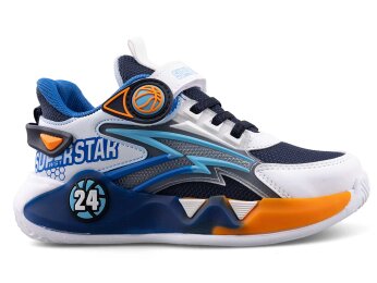 Superstar 024 Patik Anrk - 5 Beyaz/Laci/Oranj - Süper Star