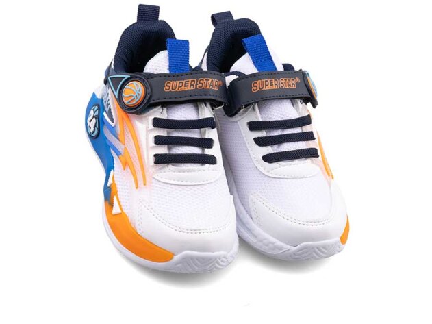 Superstar 024 Patik Anrk - 9 Beyaz/Saks/Oranj - 2