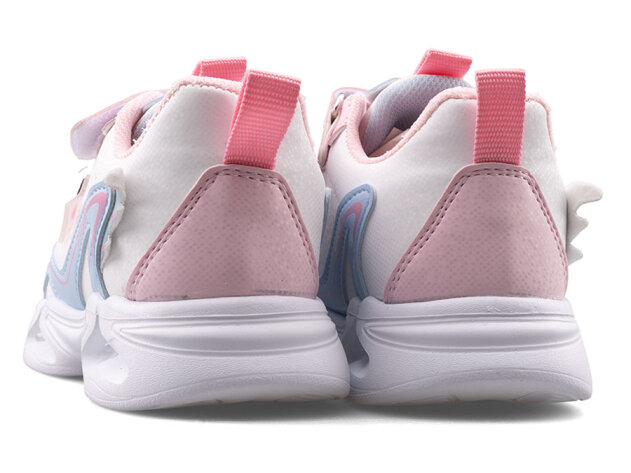 Superstar 1907 Patik Cilt Işıklı - 5 Pembe/Mavi - 3