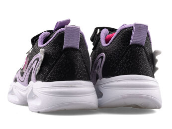 Superstar 305 Bebe Cilt Işıklı - 6 Siyah/Lila/Fuji - 3