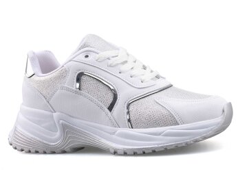 Tempo 9782 Zenne Cilt Simli - Beyaz/Gümüş - Tempo