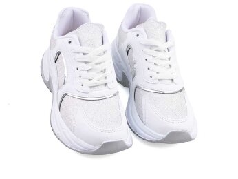 Tempo 9782 Zenne Cilt Simli - Beyaz/Gümüş - Tempo