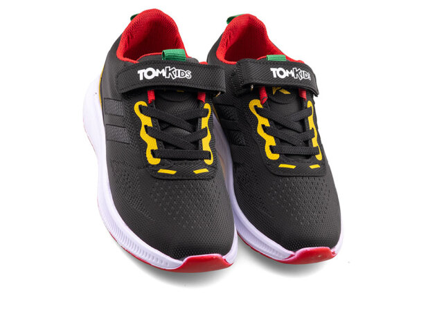 Tomkids 5084 Patik Cilt - Siyah/Kırmızı - 2