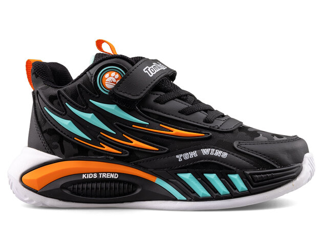 Tomwins 004 Filet Cilt - 1 Siyah/Su Yeşili/Oranj - 1