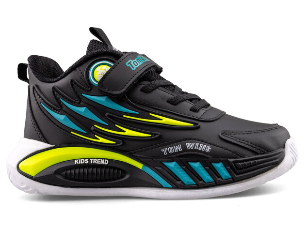 Tomwins 004 Filet Cilt - 6 Siyah/Turkuaz/F. Sarı B.T - 1