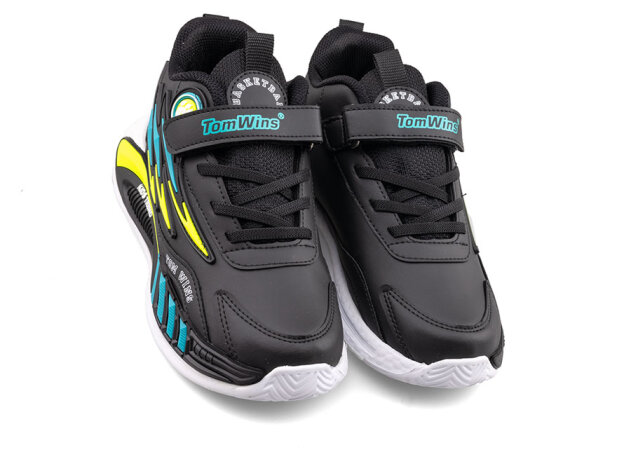 Tomwins 004 Filet Cilt - 6 Siyah/Turkuaz/F. Sarı B.T - 2