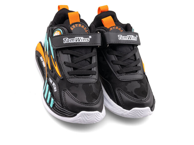 Tomwins 004 Patik Cilt - 1 Siyah/Su Yeşili/Oranj - 2