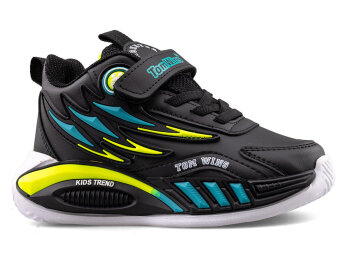 Tomwins 004 Patik Cilt - 6 Siyah/Turkuaz/F. Sarı B.T - 1