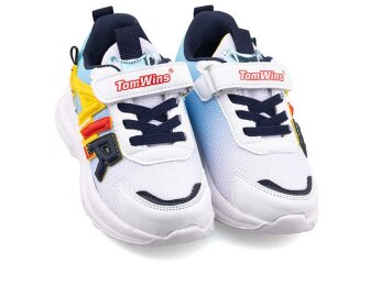 Tomwins 080 Patik Anrk - 25 Beyaz/Turkuaz/Sarı - 2