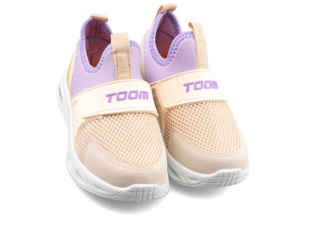 Toom 135 Patik Anrk Işıklı Aqua - Bej/Lila - 2