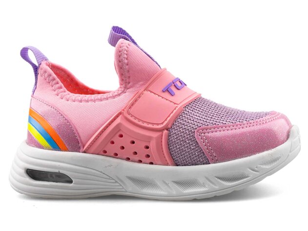 Toom 135 Patik Anrk Işıklı Aqua - Simli/Pembe/Lila - 1