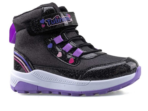 Tutinom 138 Filet Bot Cilt - Siyah/Lila - 1